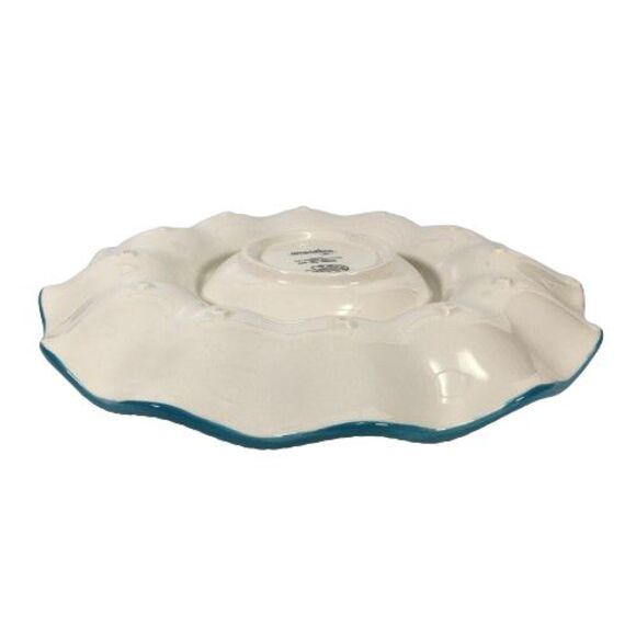 Temp-tations Old World Easter Chip Dip Vegetable Serving Plate Platter Tray Eggs - Picture 4 of 10